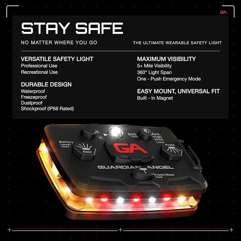 Luz LED portátil magnética recargable para construcción y