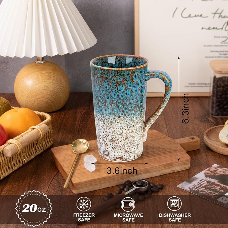 Taza café 20oz cerámica con asa regalo oficina hogar