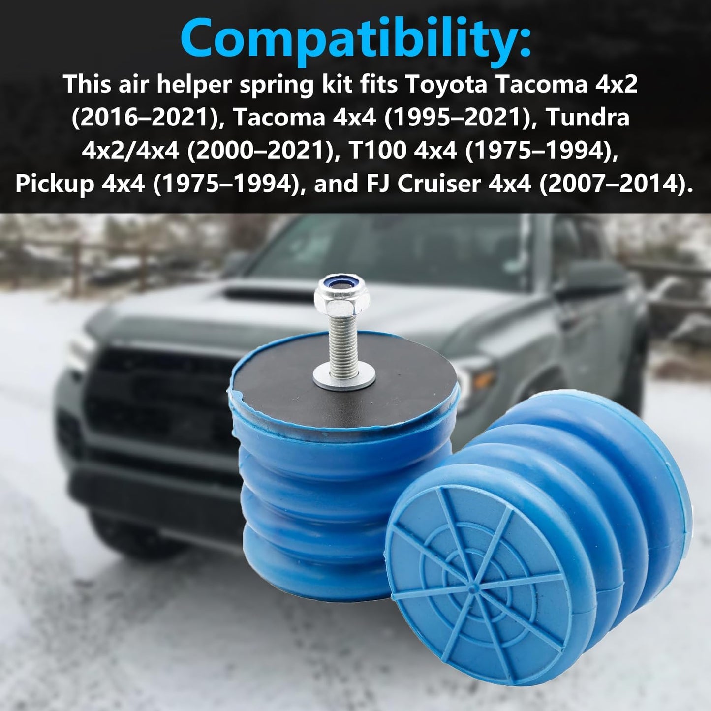 2 Kit resortes auxiliares aire SSF60440 comp Toyota Tacoma