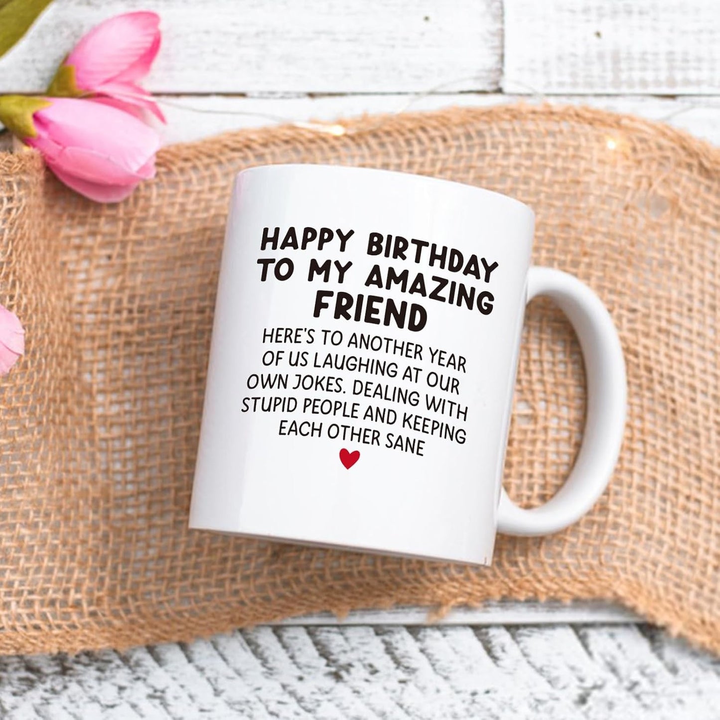 Taza Café Divertida Regalo Cumpleaños Mujeres Amigas