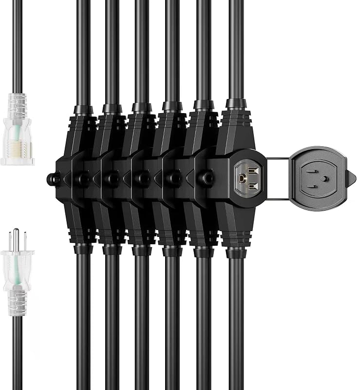 Cable extensión 50ft 3 clavijas SJTW 14 con enchufe macho
