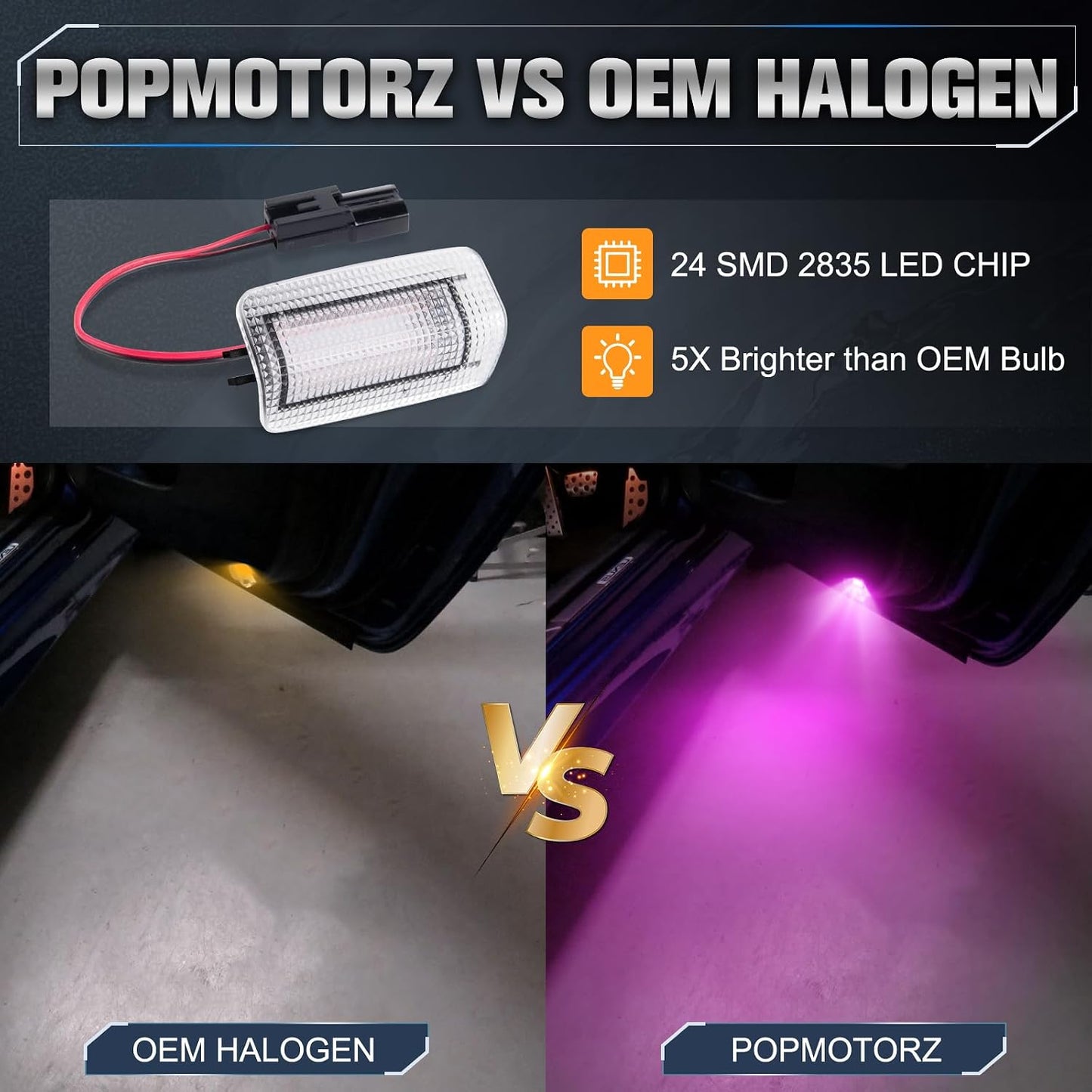 Luz cortesía LED 2pzas para Toyota Avalon Camry Tundra