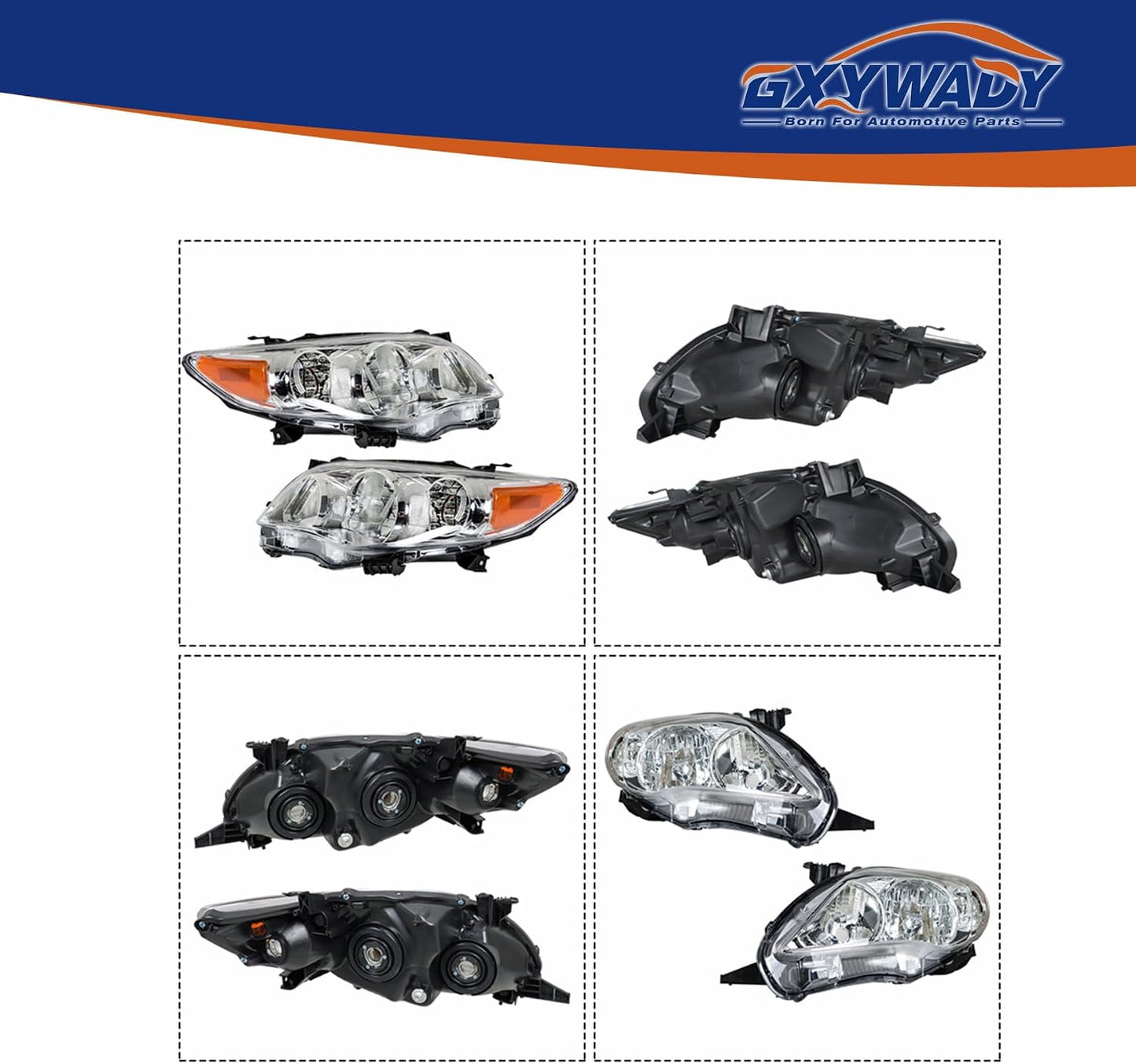 Faros delanteros repuesto Corolla S XRS izq y der