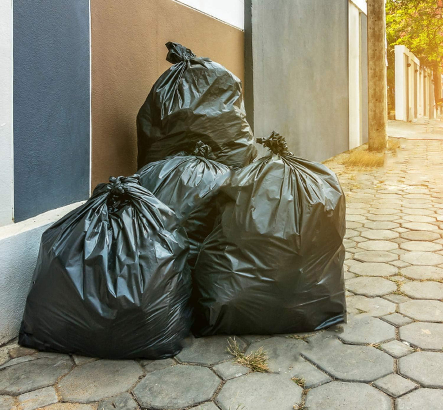 Bolsas basura 55gal 3mil para contratistas 50 pzas