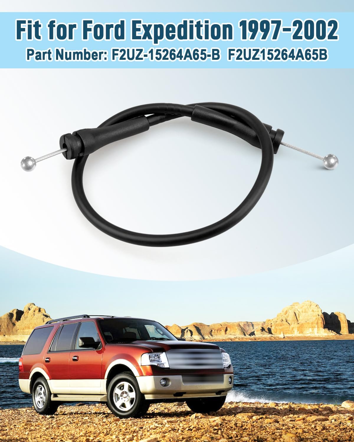 Cables puerta trasera Ford Expedition F2UZ-15264A65-B acero