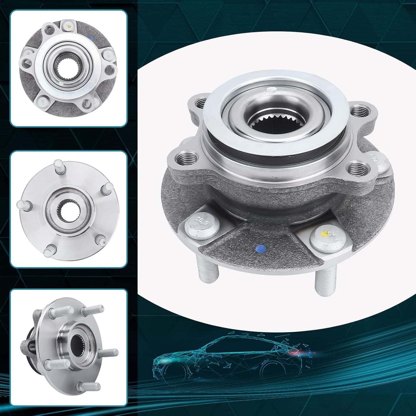 Conjunto cojinete rueda delantera Nissan Murano 03-07