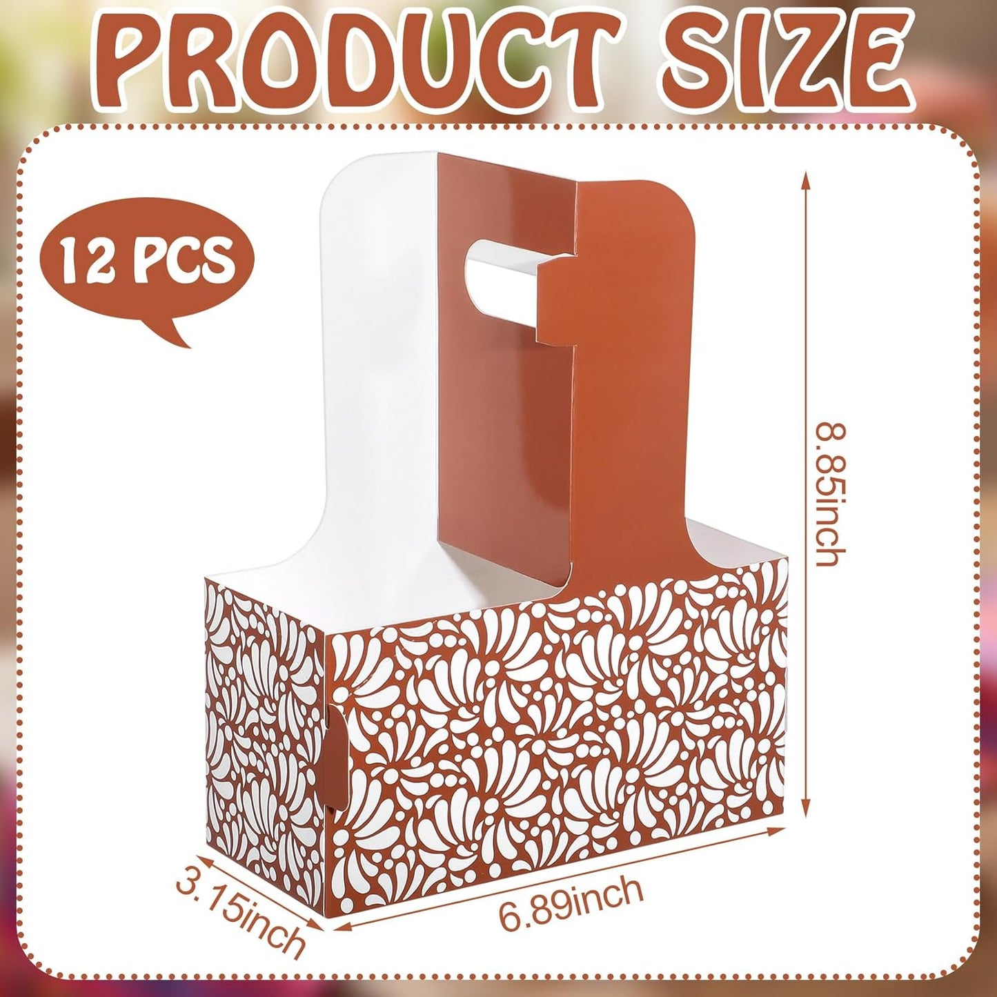 Portavasos Cielito Lindo 12 Pzas con Asa Regalo Talavera