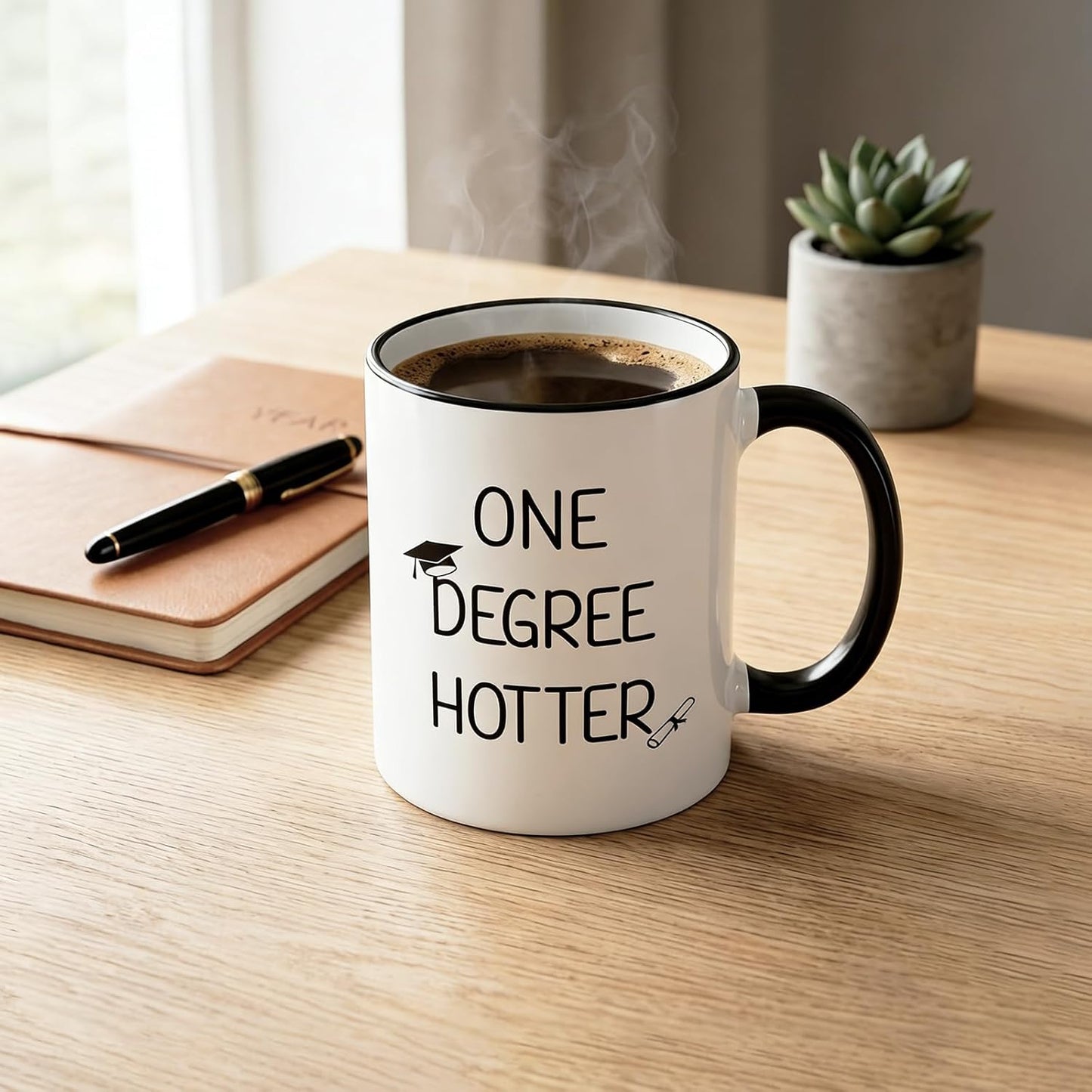 Taza de graduación para él o ella clase 26 de 11 oz