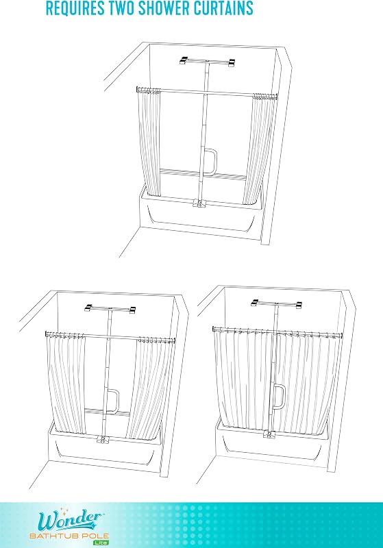 Barra ducha ajustable para bañera adultos mayores blanco