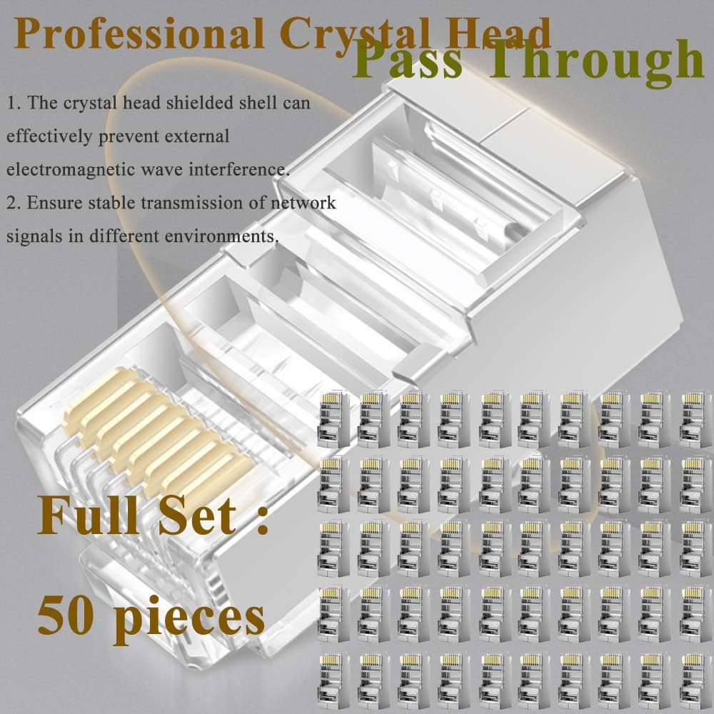 Kit herramientas crimpado RJ45 CAT5/CAT6 cortador