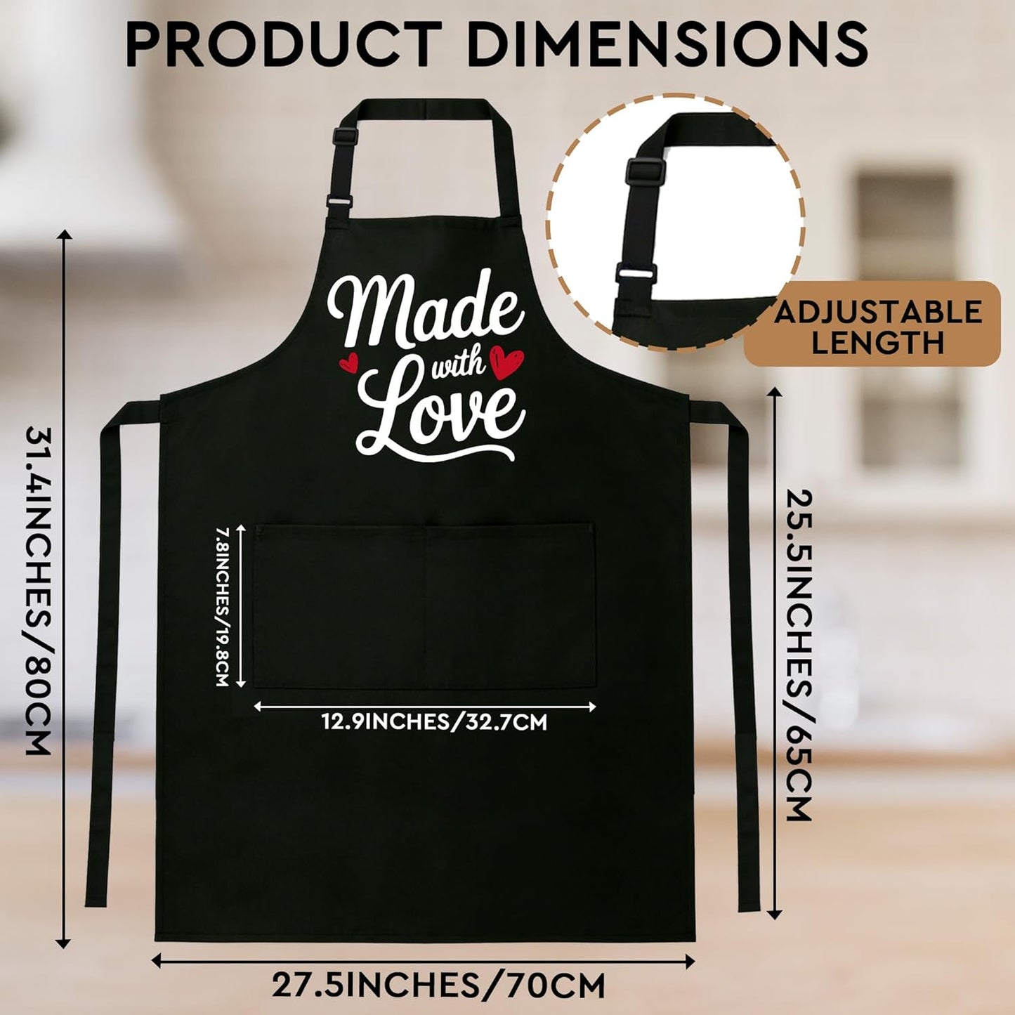 Delantal Cocina para Mamá Regalo Cumpleaños Día Madre