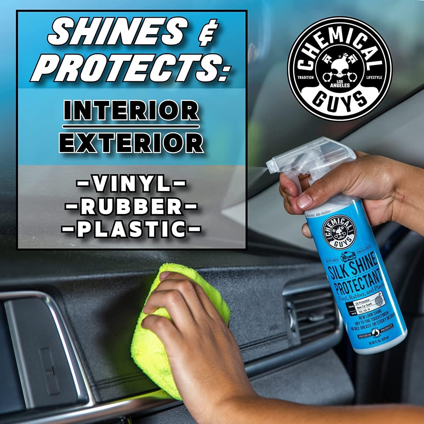Acondicionador protector para neumáticos y plástico