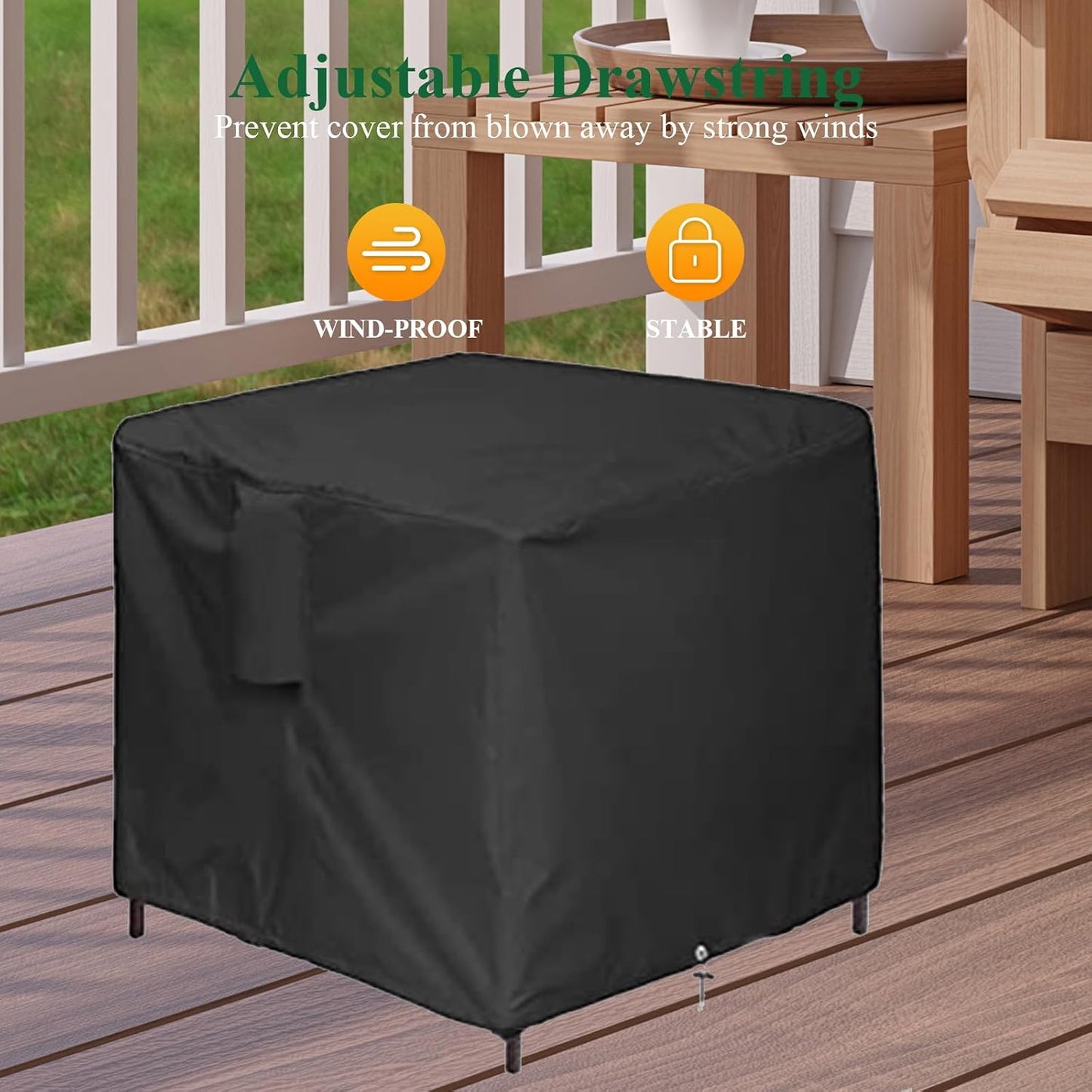 Funda impermeable para mesa de ratán exterior FIZZEEY