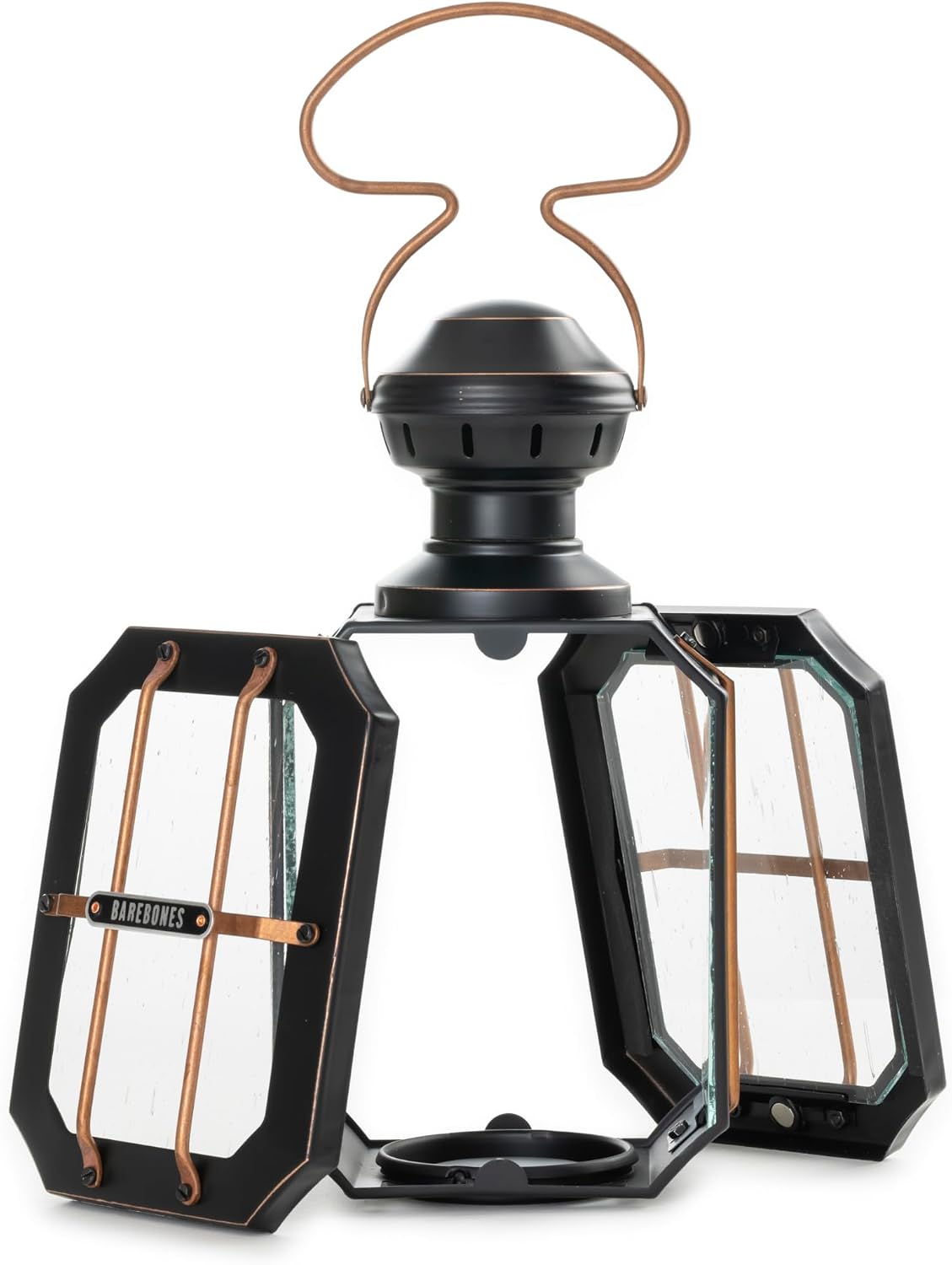 Farol vela acero vidrio para puertas ventanas