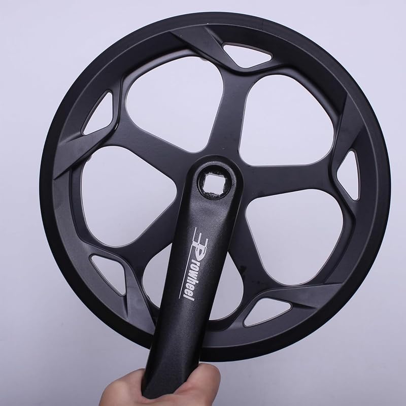 Set bielas bicicleta 5.98-6.89pulg 46T/48T/52T acero