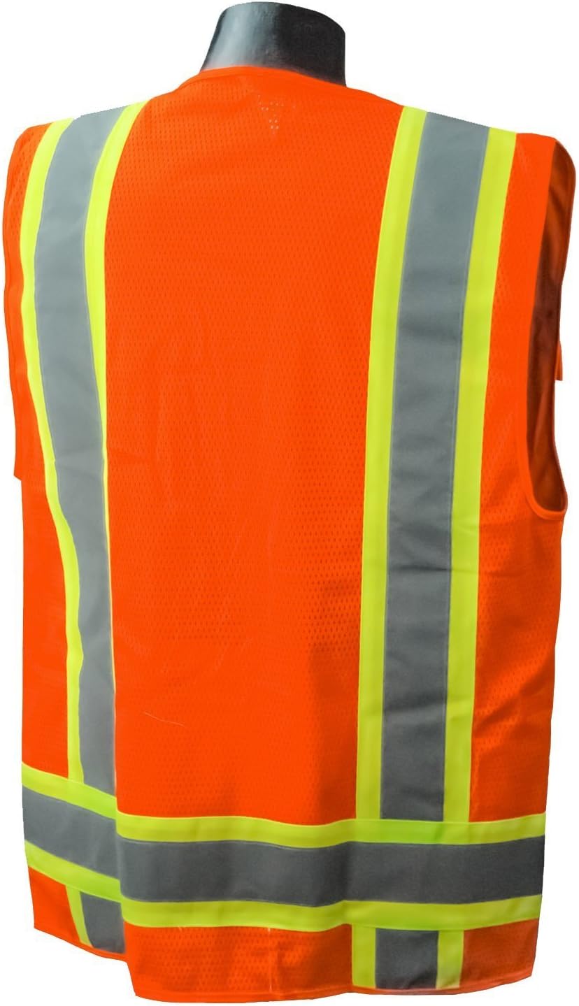 Chaleco seguridad dos tonos clase 2 XL naranja