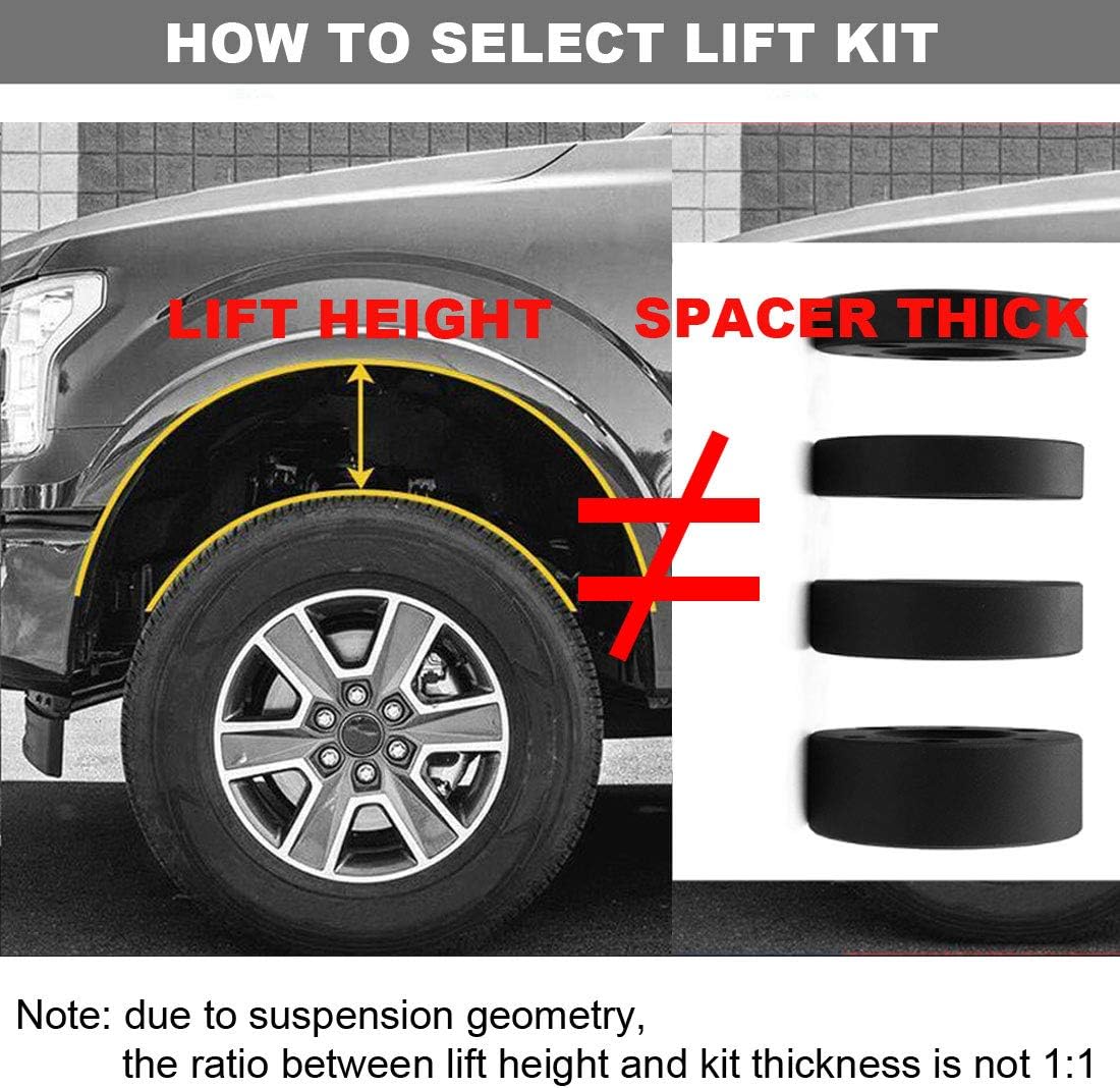 Kit bloques elevación trasera 2" comp Chevy-GMC 99-21