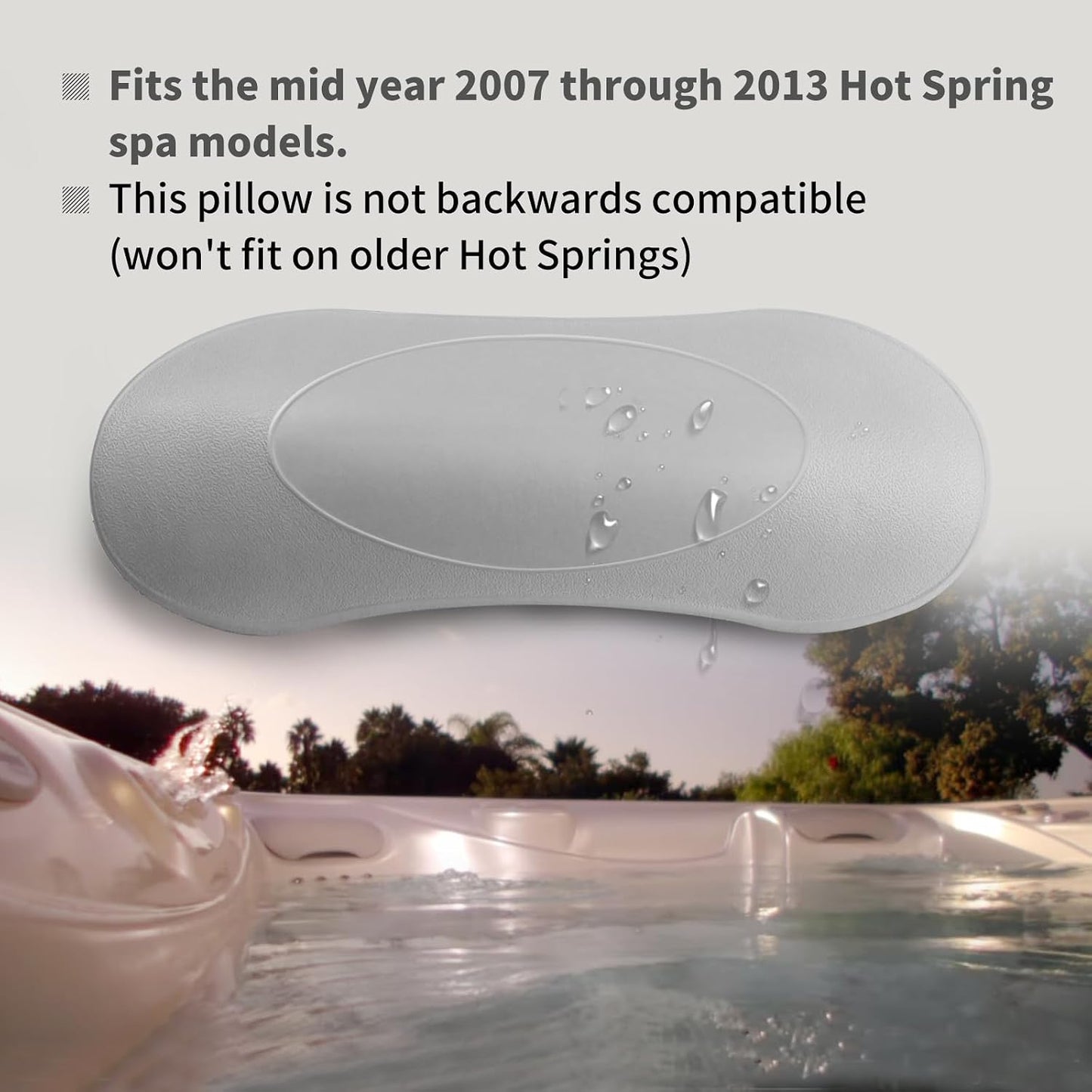 2 Almohadas frías gris para spa termales 07-13
