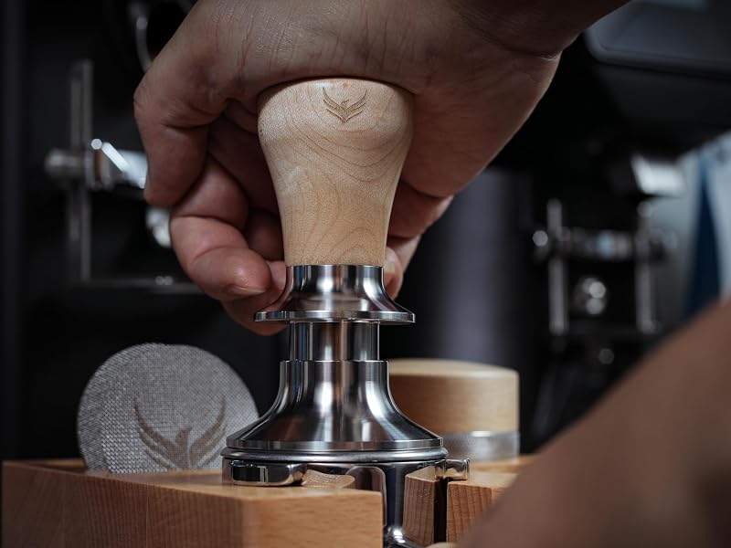 Manipulador café expreso Breville mango arce