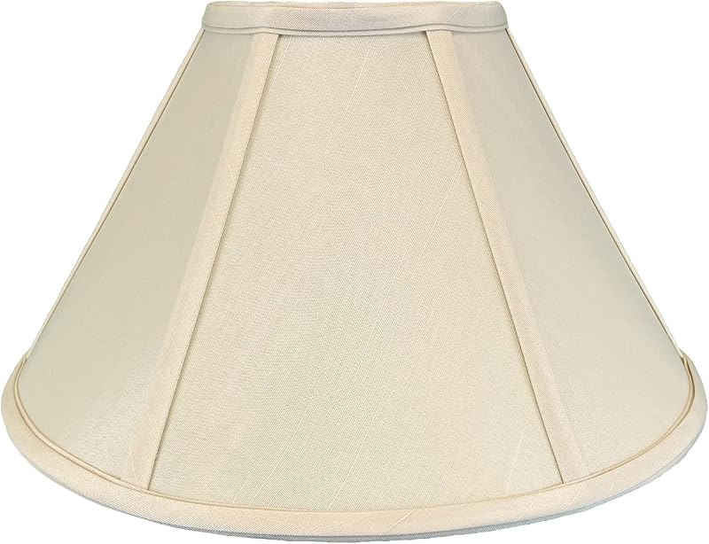 Pantalla lámpara 7x20pulg color beige