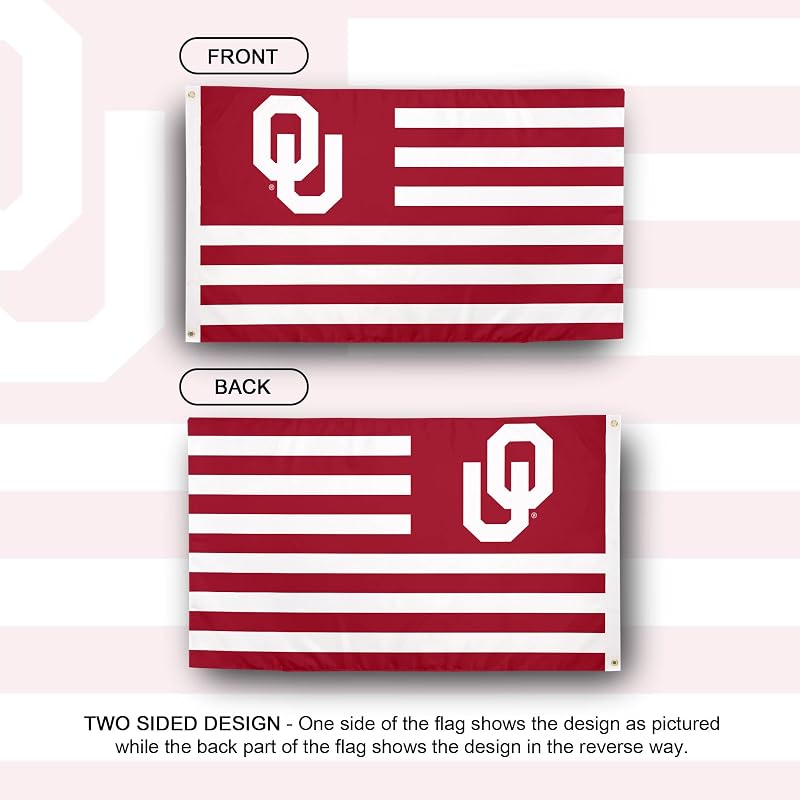 Bandera Universidad Oklahoma 3x5ft poliéster Sooners