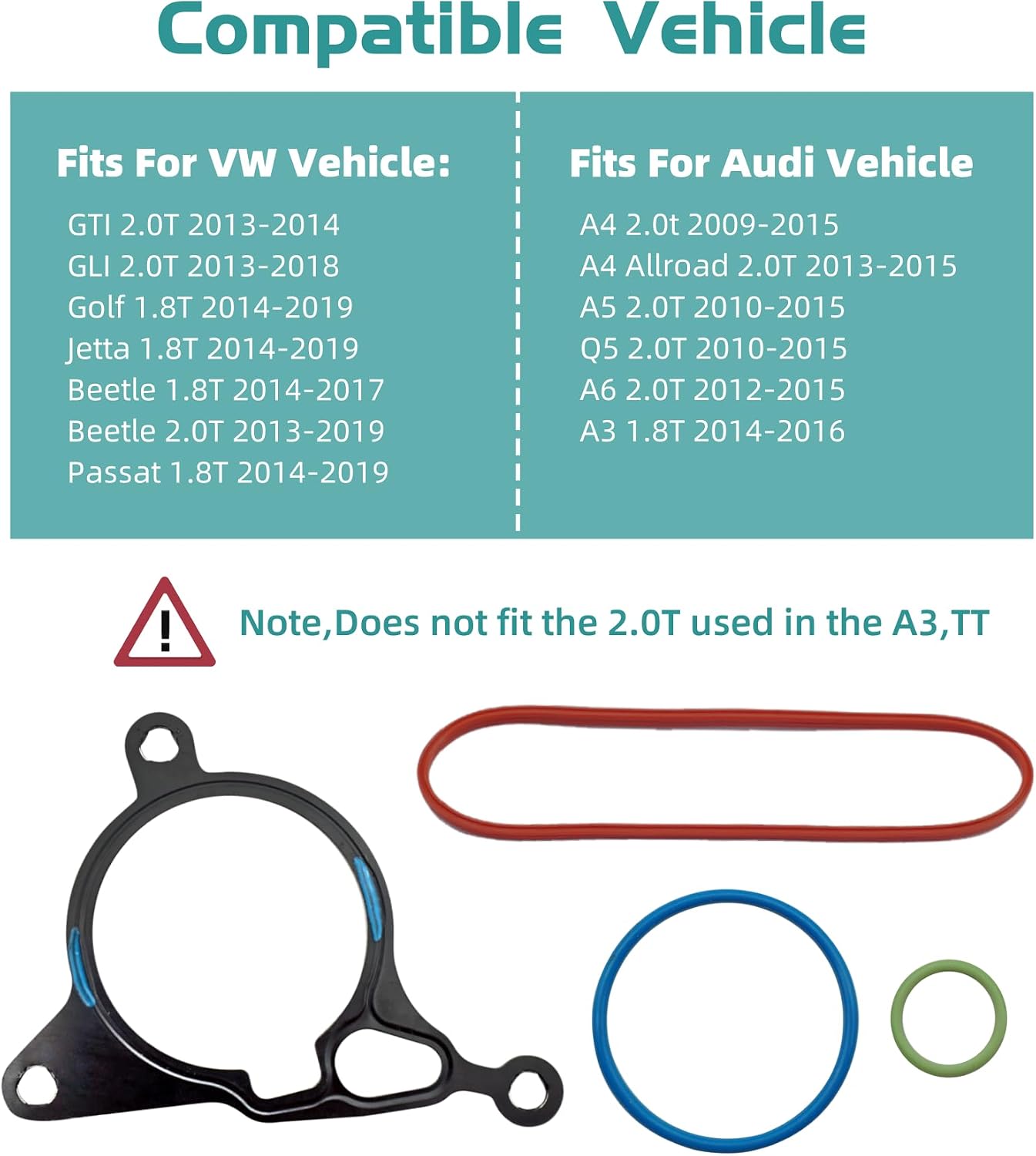 Kit resellado bomba vacío VW GTI Golf Jetta Audi B8 1.8T