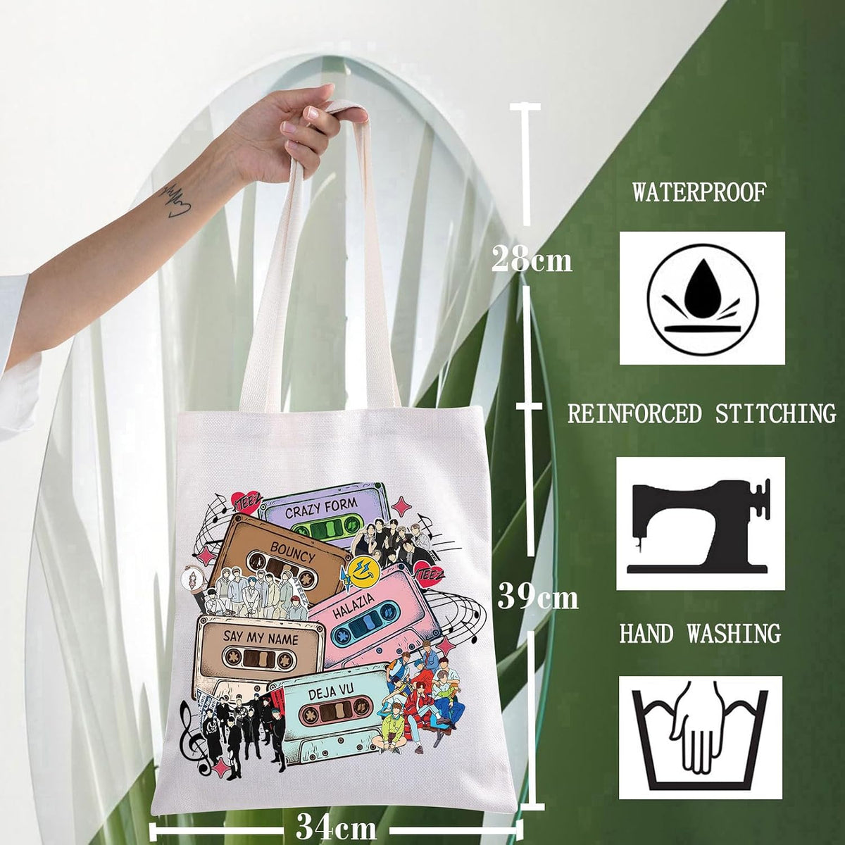 Bolsa reutilizable para fanáticos K-POP