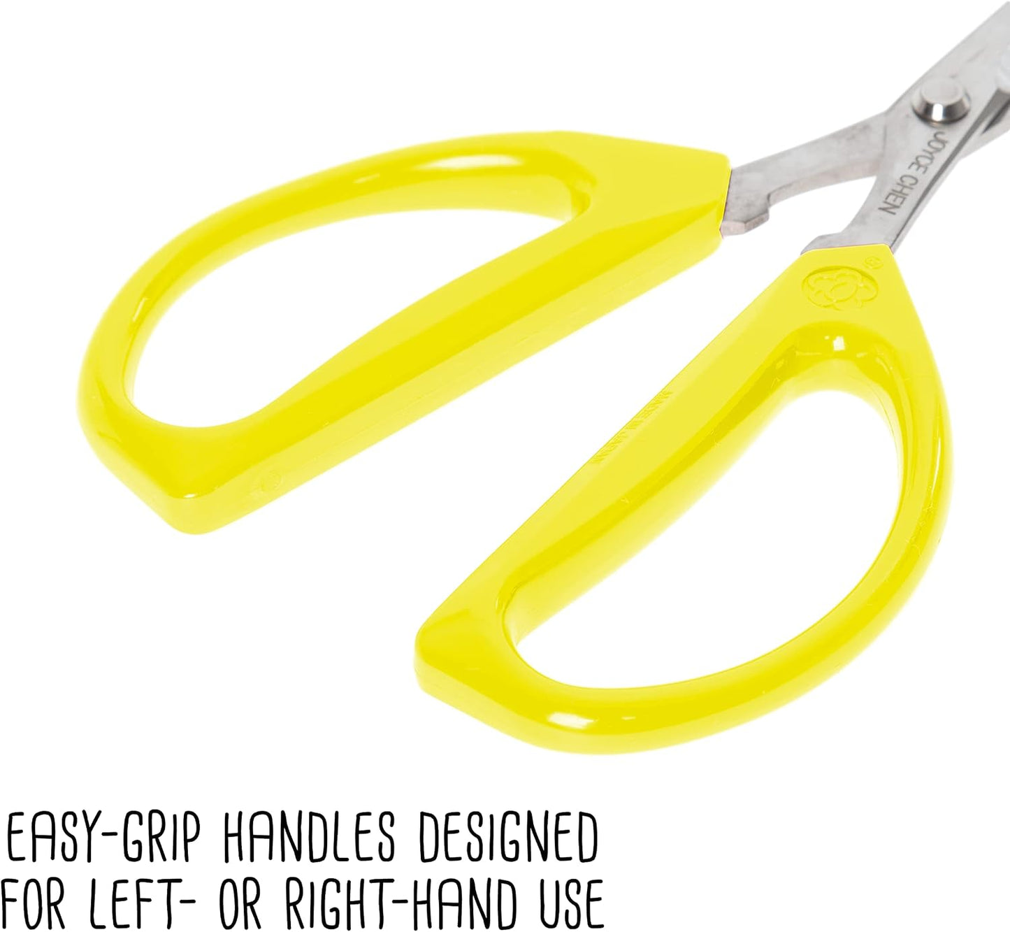 Tijeras cocina multiusos asas cómodas amarillo pack 2