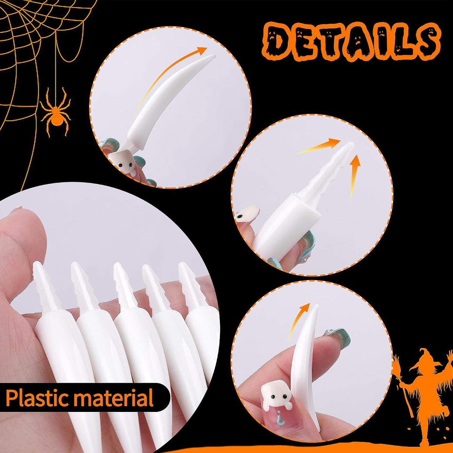 32 Pzas Dientes Calabaza Halloween Decoración Hogar