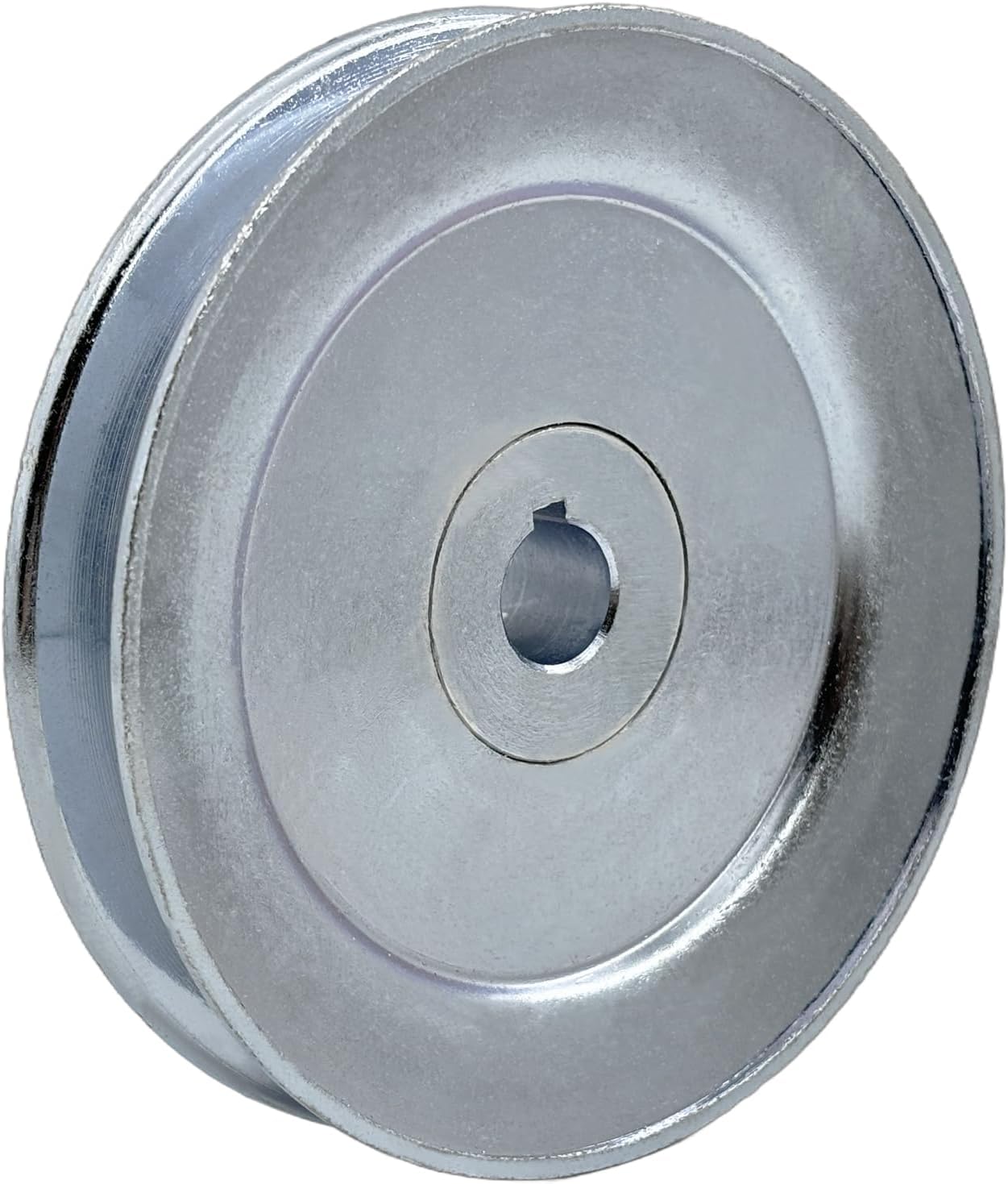 Polea correa V 5/8 pulg acero carbono para A B 5L 4L