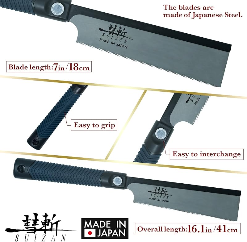 Sierra mano profesional 7" corte cruzado madera