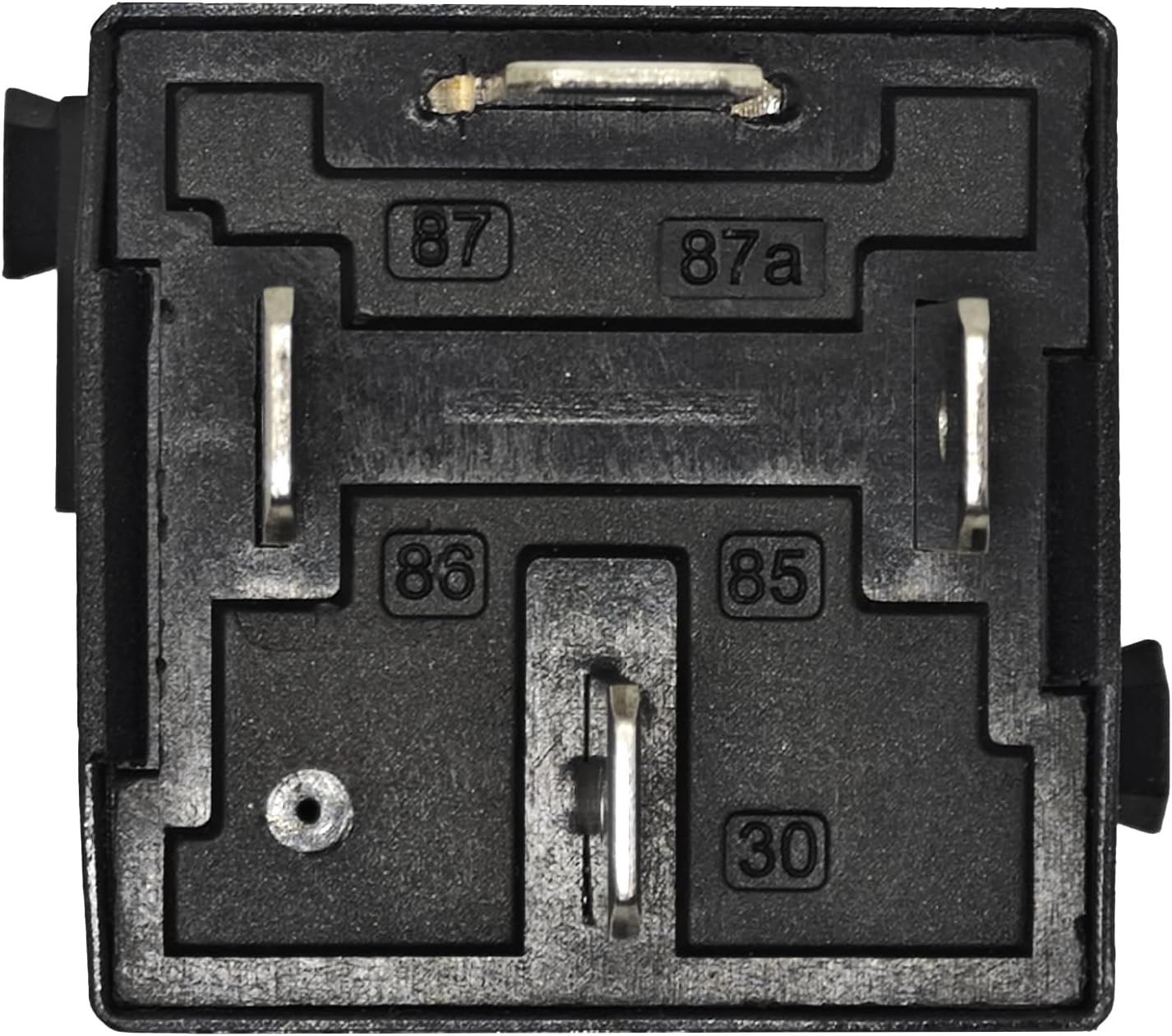Relé automotriz 12VDC 40A 4 pines SPST NO comp 2 pzas