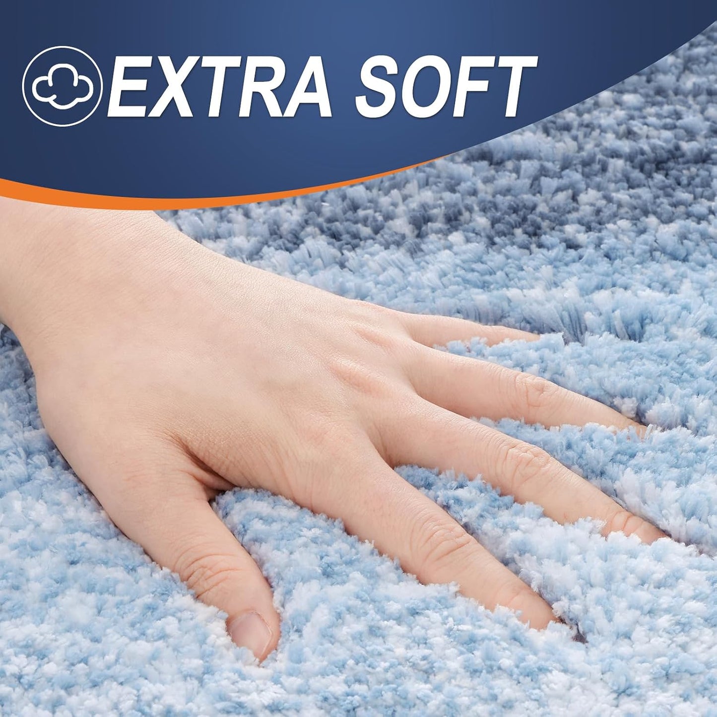 Tapete baño redondo 30" microfibra suave absorbente