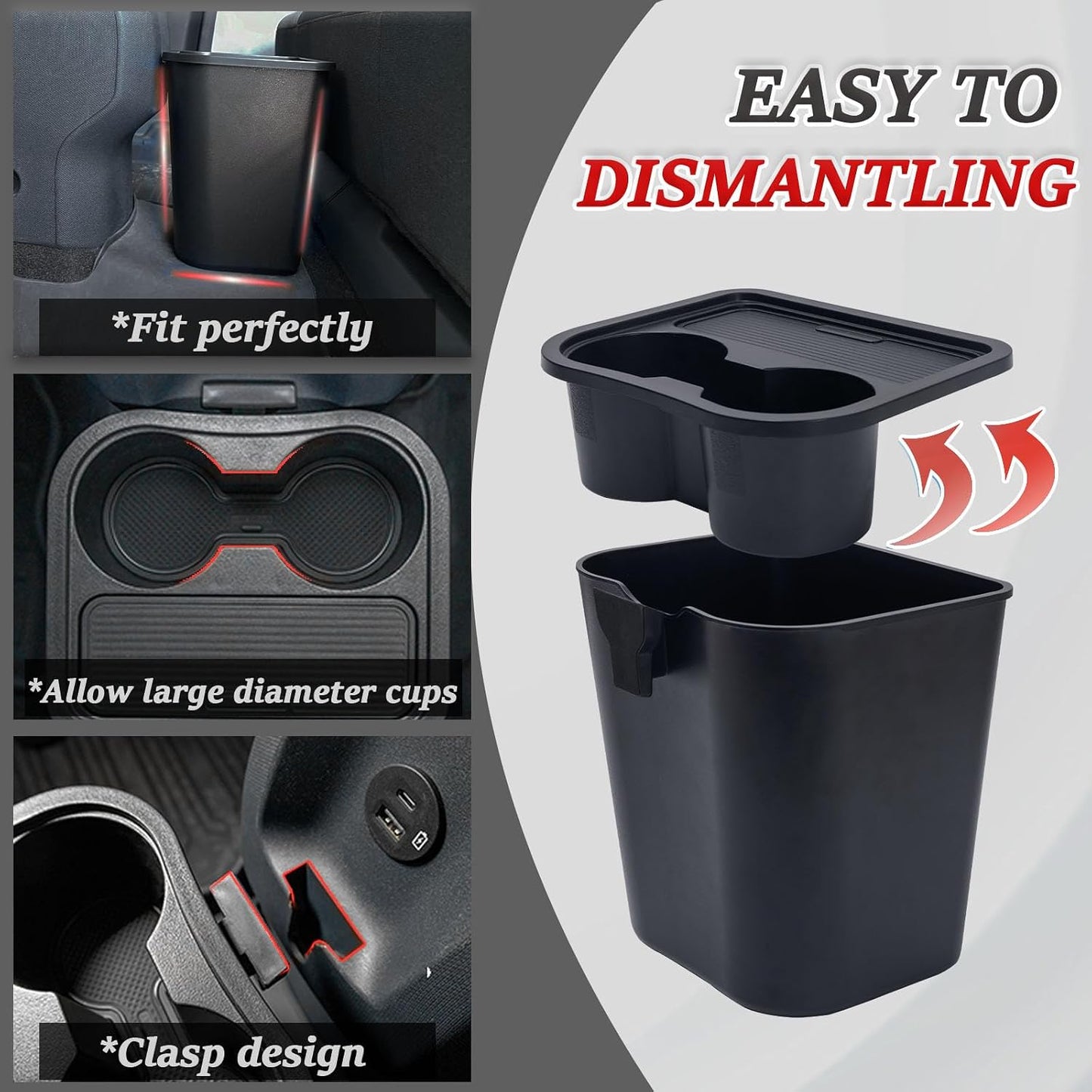 Portabebidas con cubo basura Ford Maverick 22-26