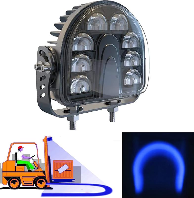 Luces LED azul seguridad carretilla elevadora 40 W 10-110 V