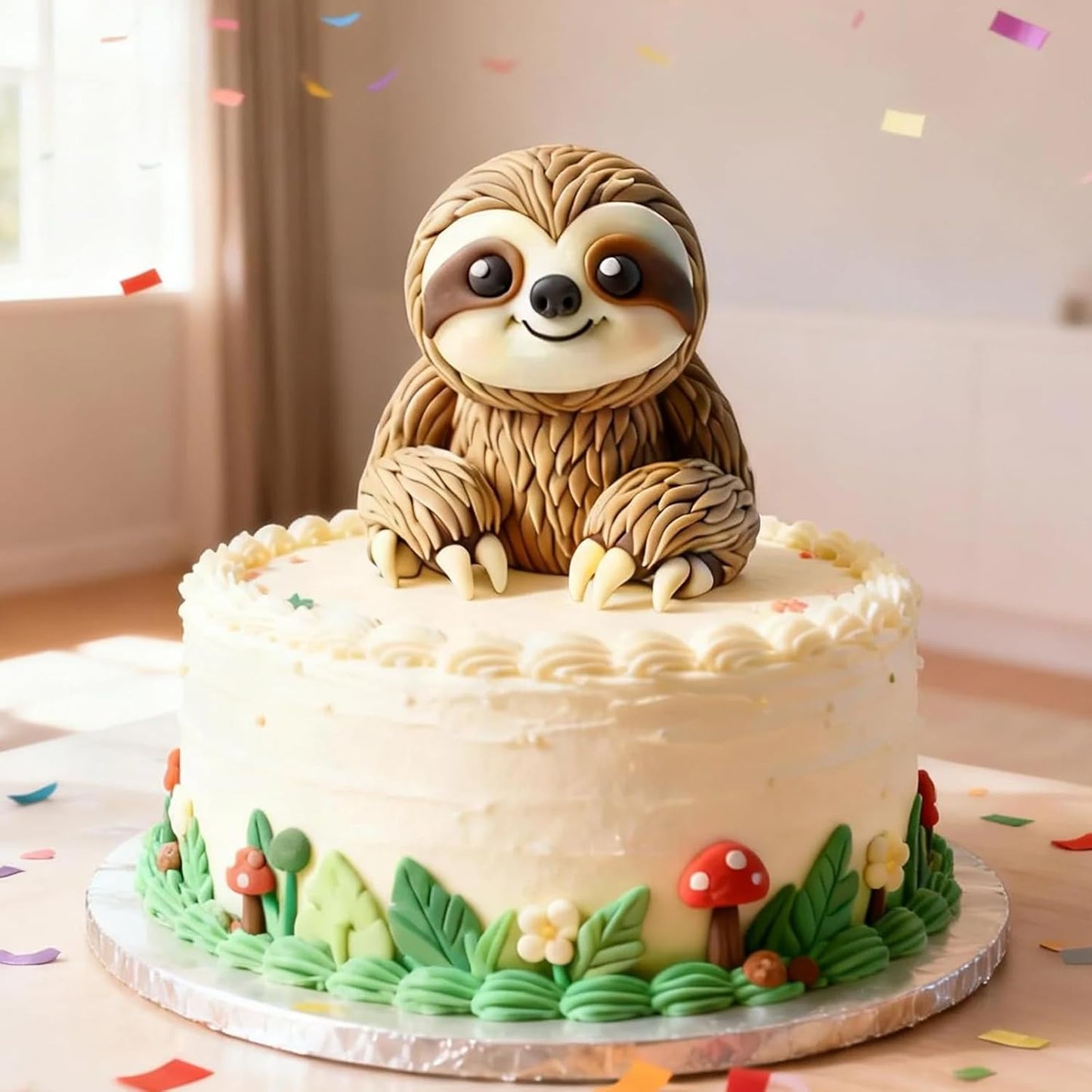 Molde silicona 3D de animales tropicales para fondant y decoración de pasteles