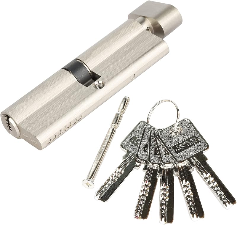 Bombín cerradura cilindro euro 90mm 5 llaves latón antirrobo
