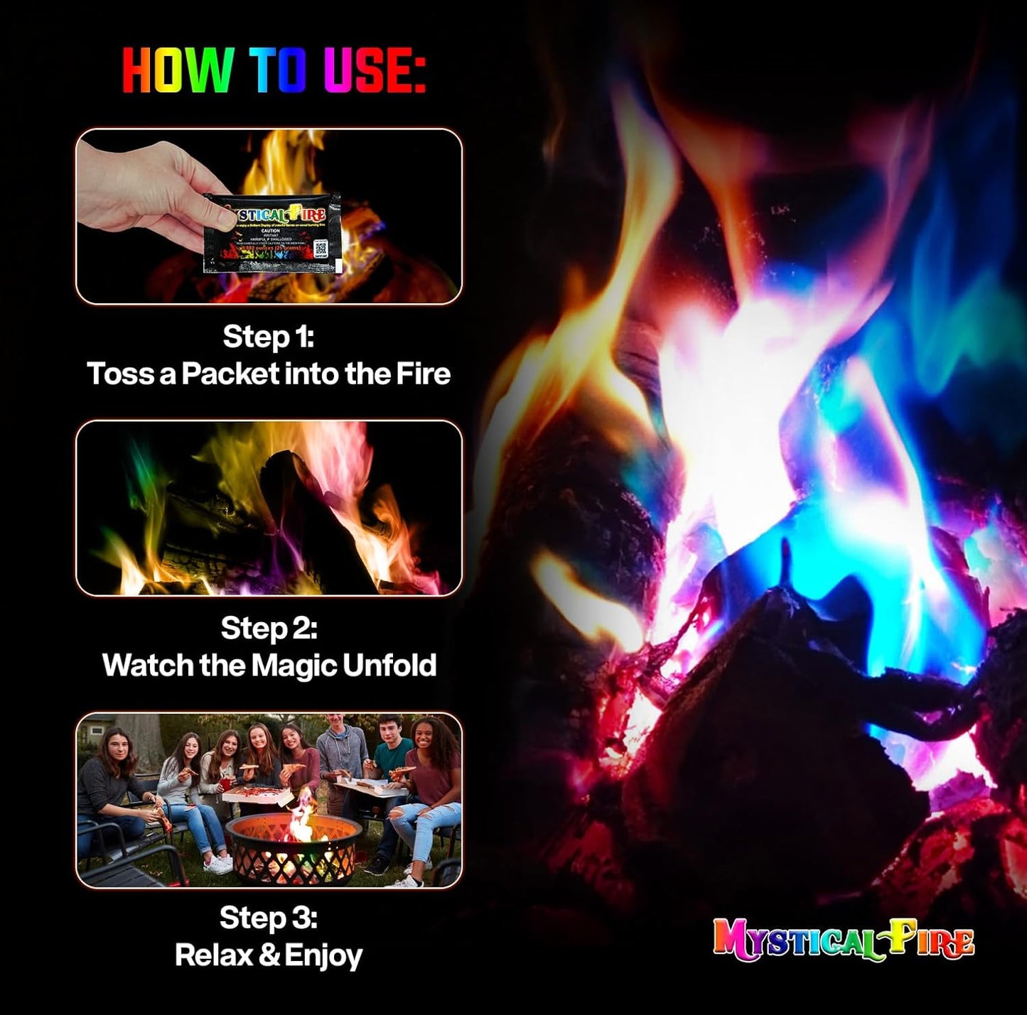 Pack cambio color fogatas chimenea 12 unidades 0.882oz