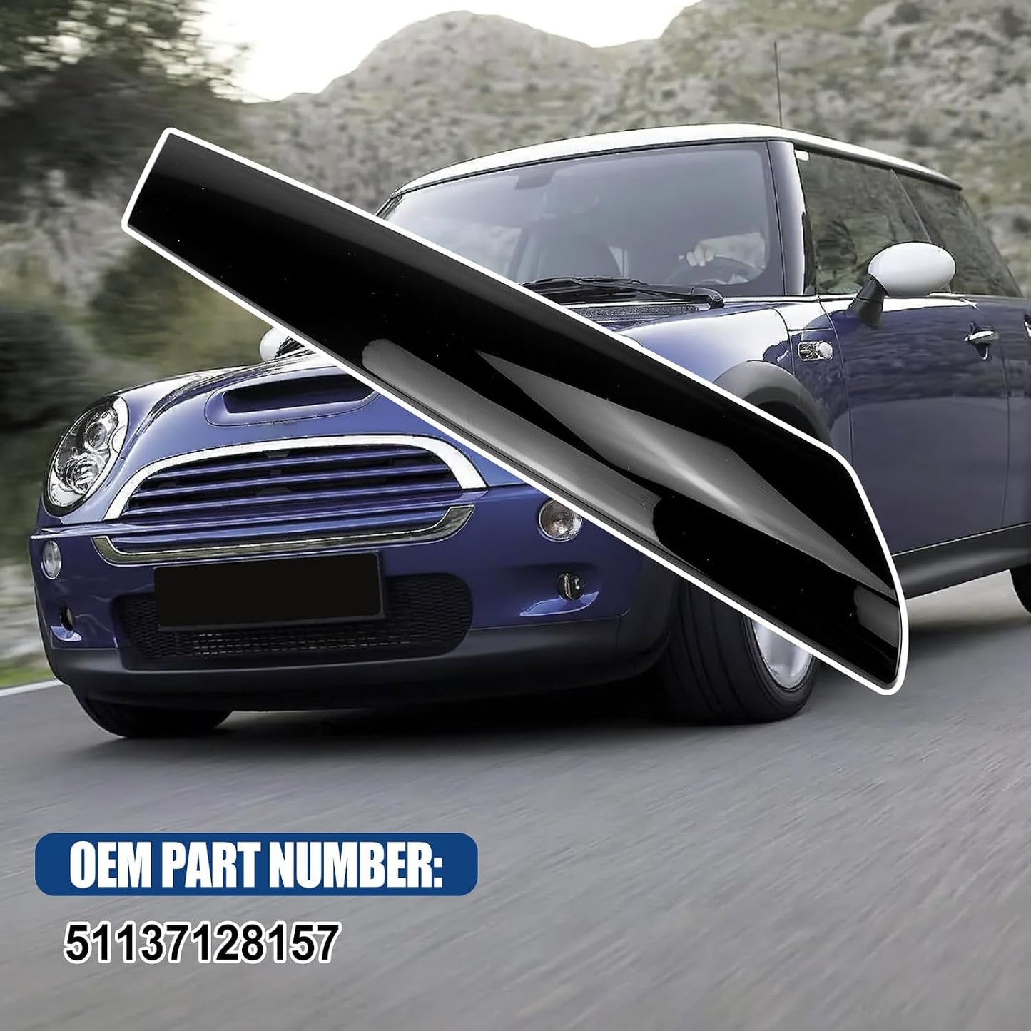 Moldura parabrisas pilar comp Mini Cooper R50 R52 R53