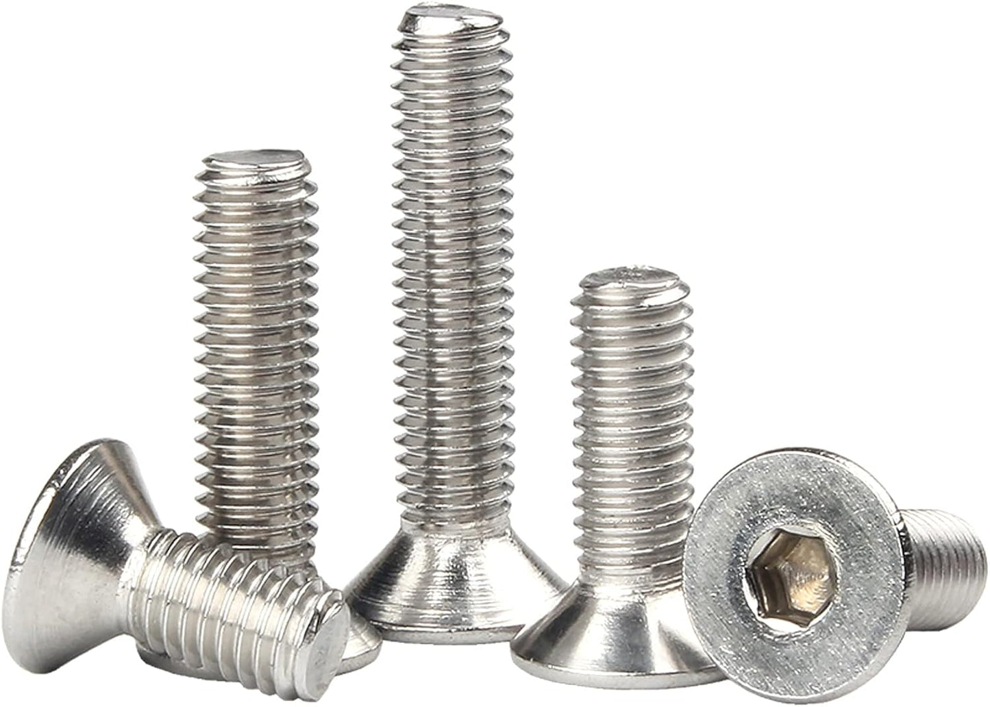 Tornillos acero inox 18-8 brillante 40pzas