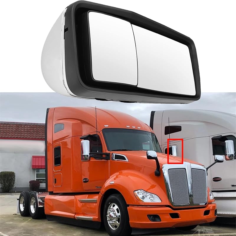 Espejo retrovisor motorizado con descongelación Kenworth