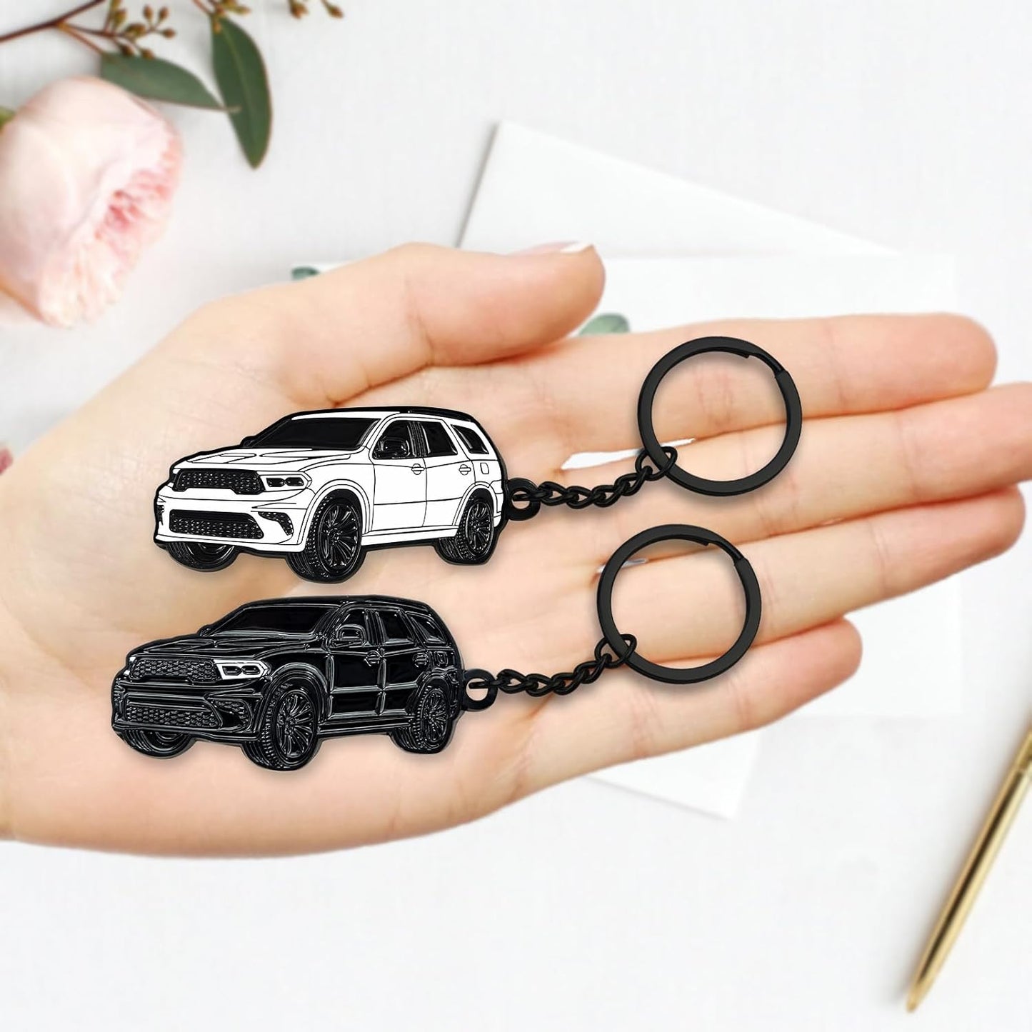 Llavero metal para Dodge Durango Caravan