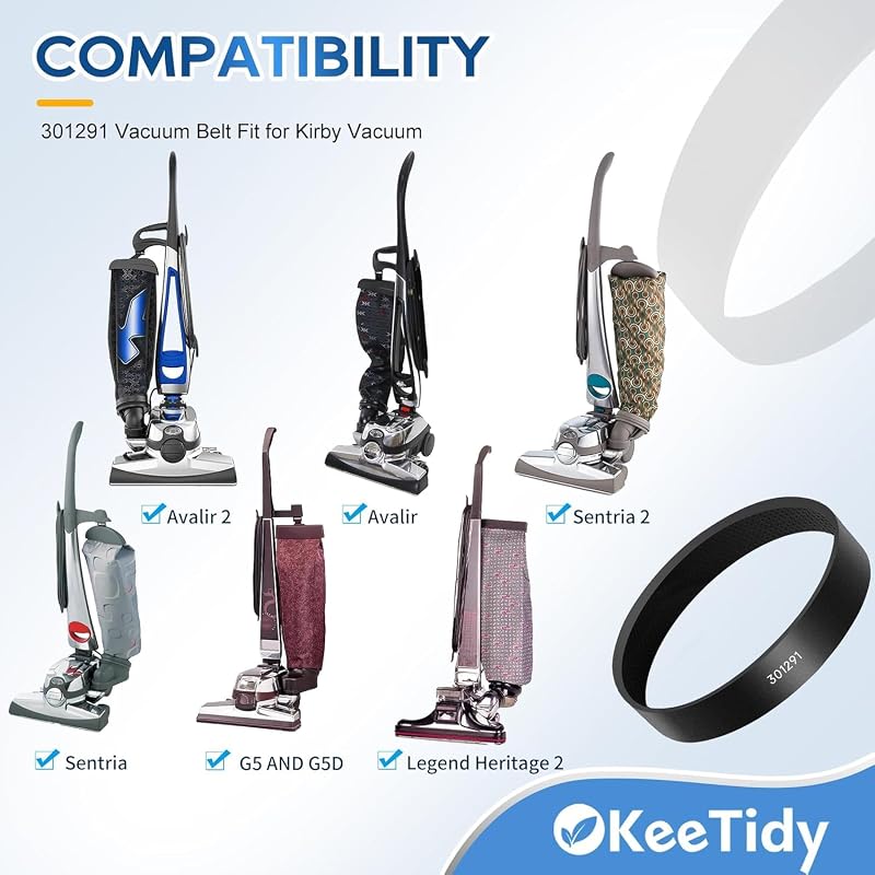 Correas repuesto aspiradora Kirby Sentria Avalir 2 G3-G7 pack 3
