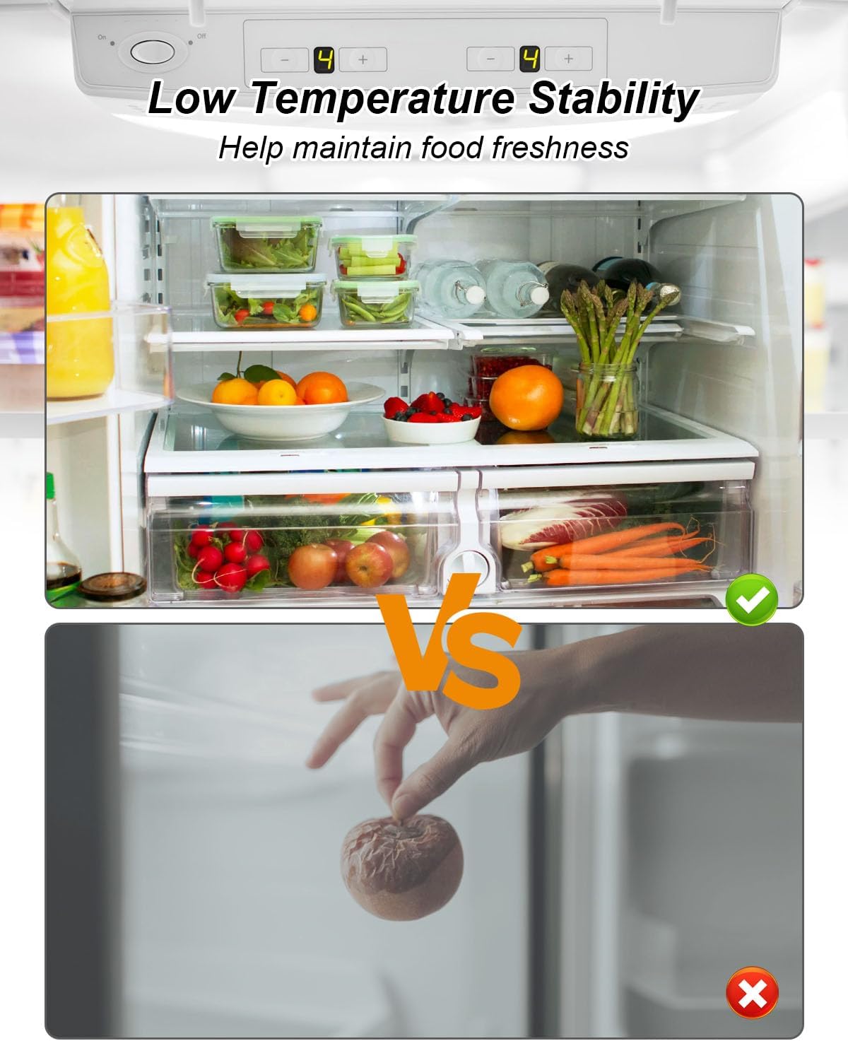 Módulo luz LED para refrigerador bisel cromado