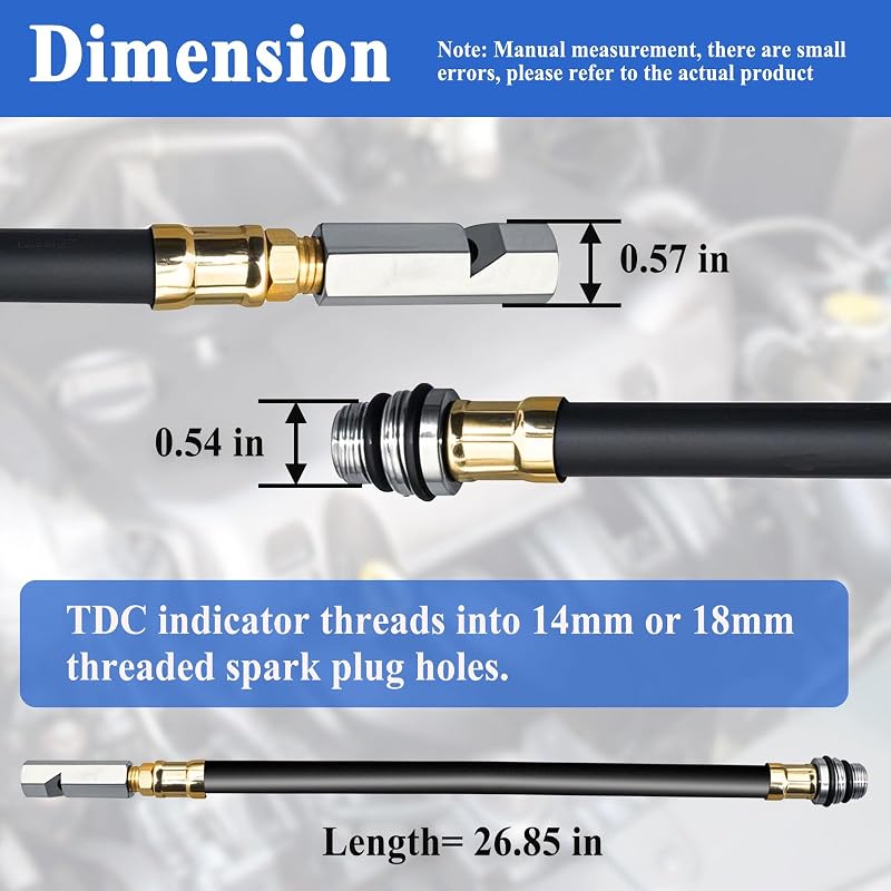 2 Herramientas 8016MRG rosca silbato puertos bujía 0.551pulg
