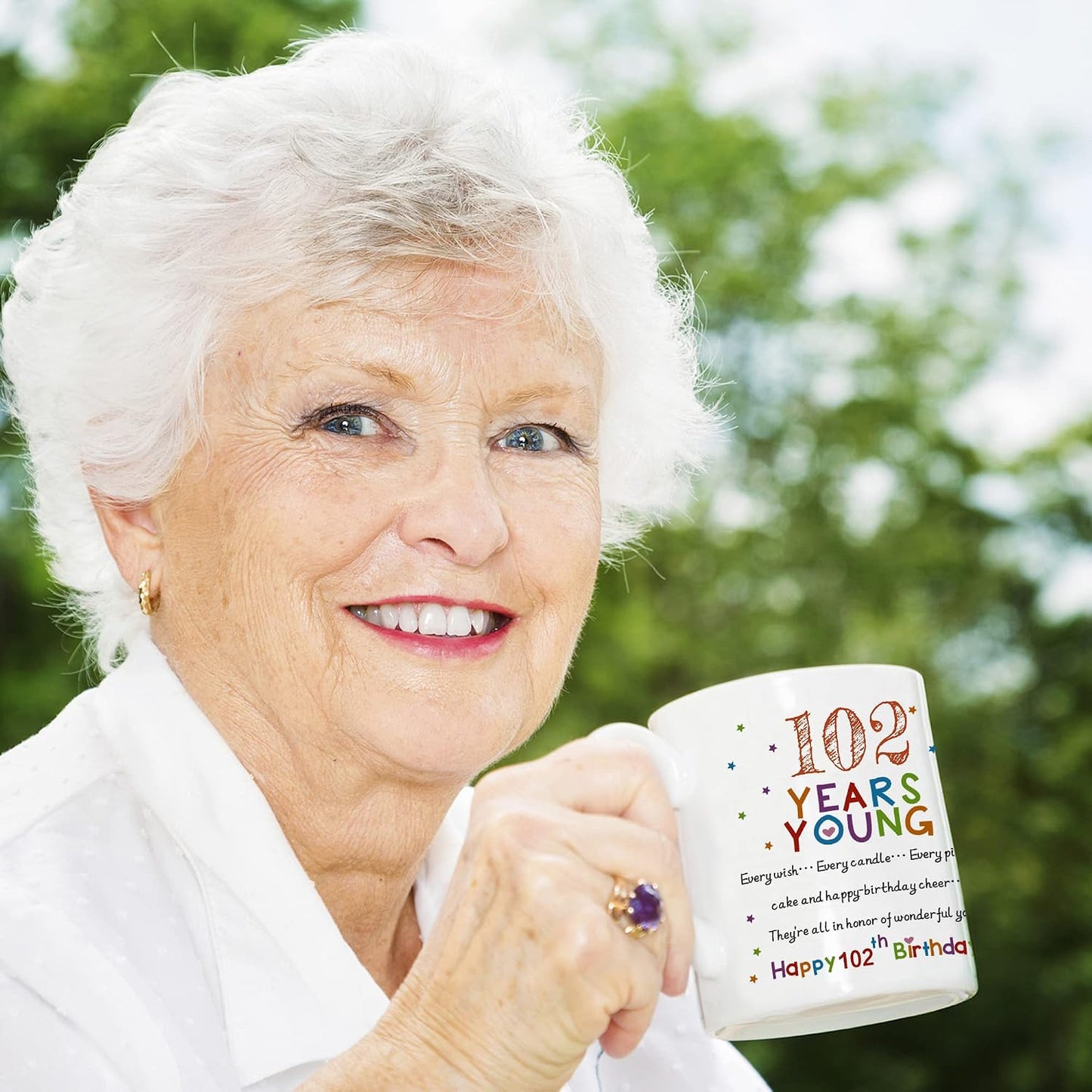 Taza café cerámica 11oz regalo para adultos mayores