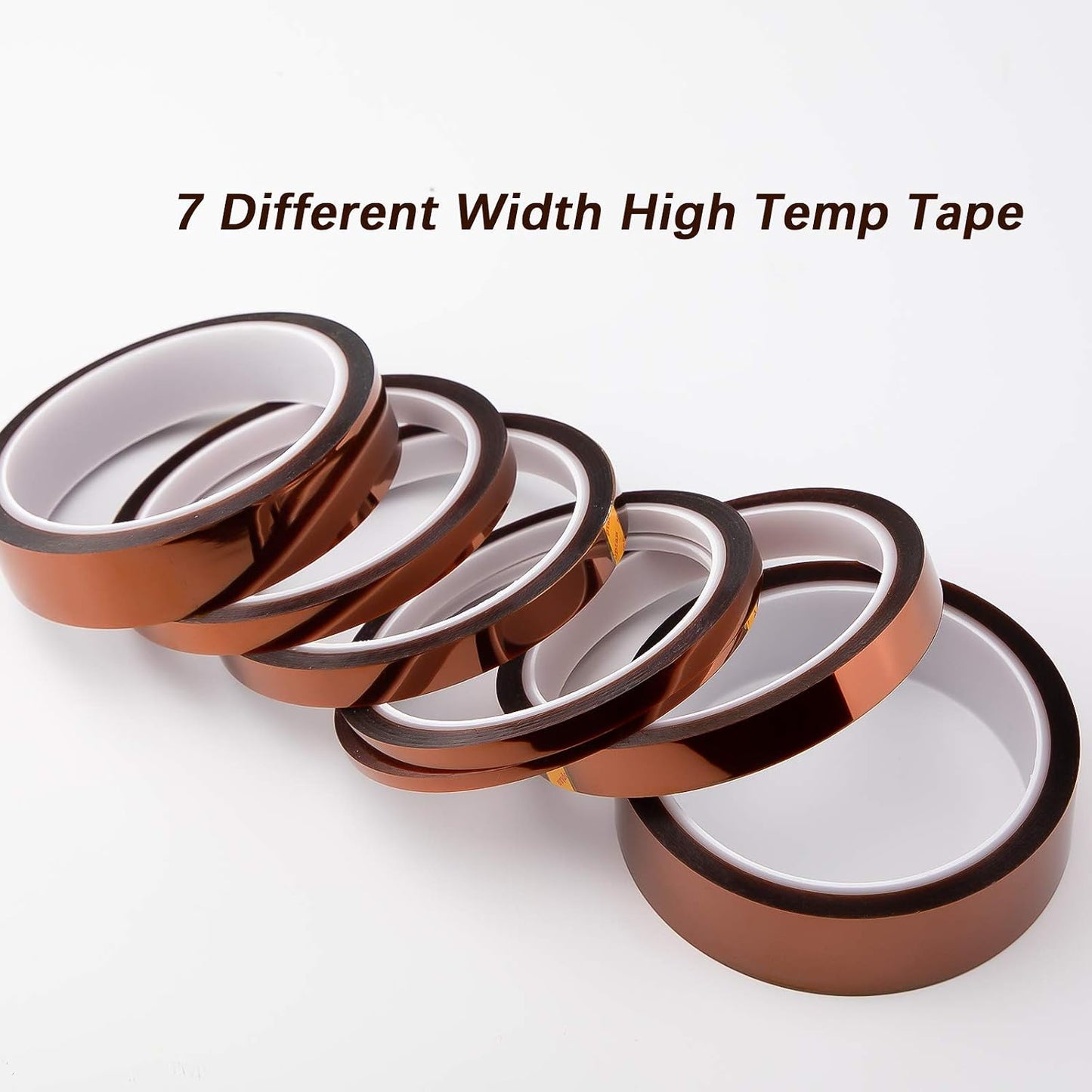 7 Rollos Cinta Sublimación Alta Temperatura Resistente