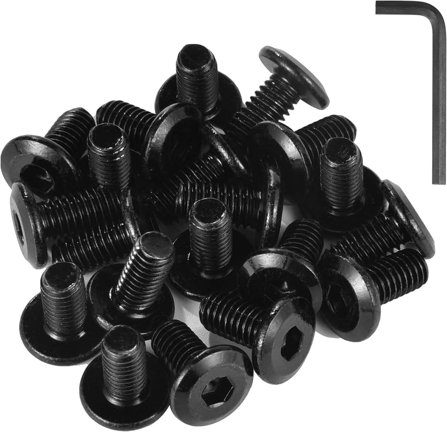 Tornillos planos acero inox 18-8 10uds