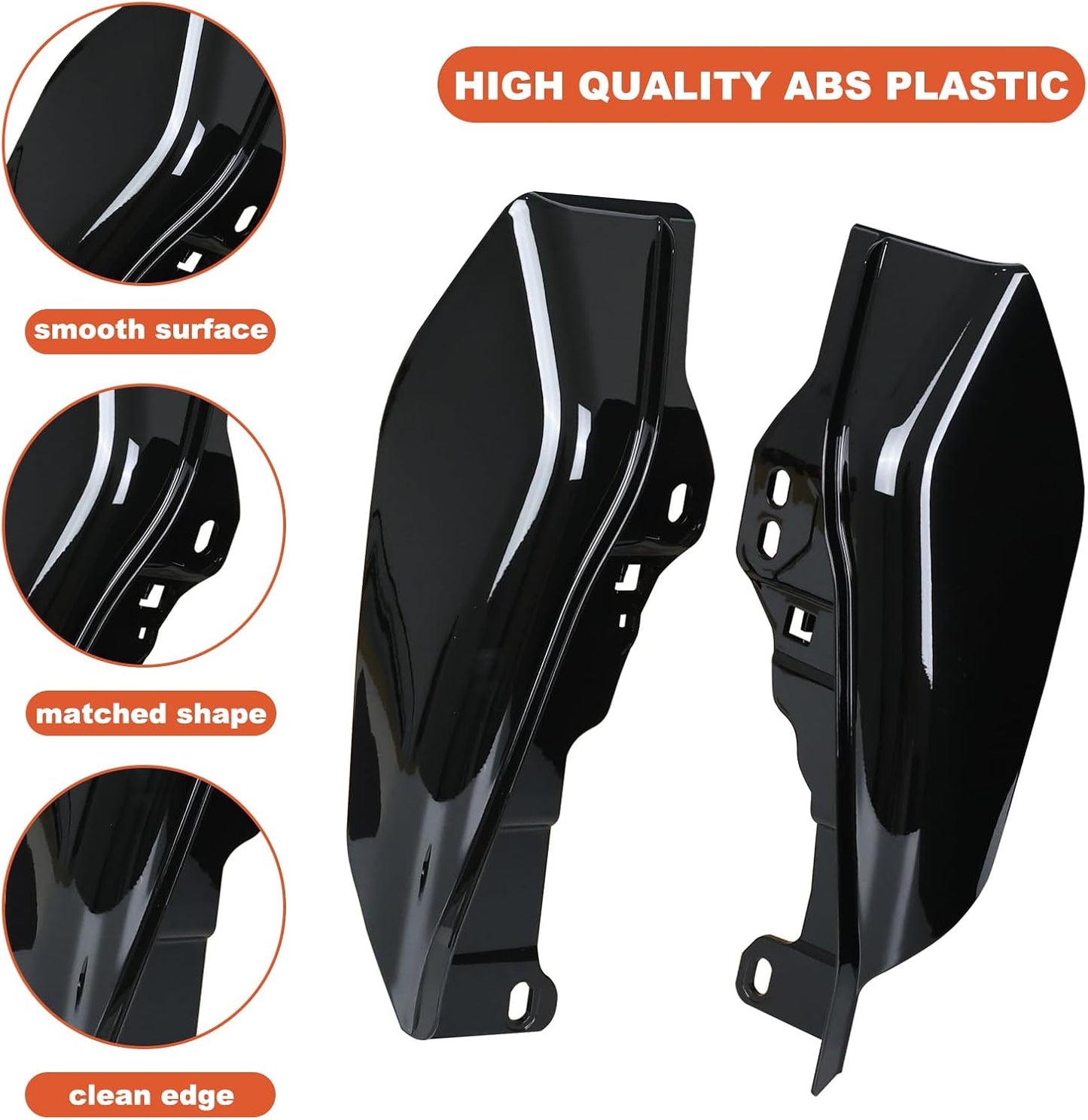 Kit deflectores aire Harley Davidson 09-24 negro