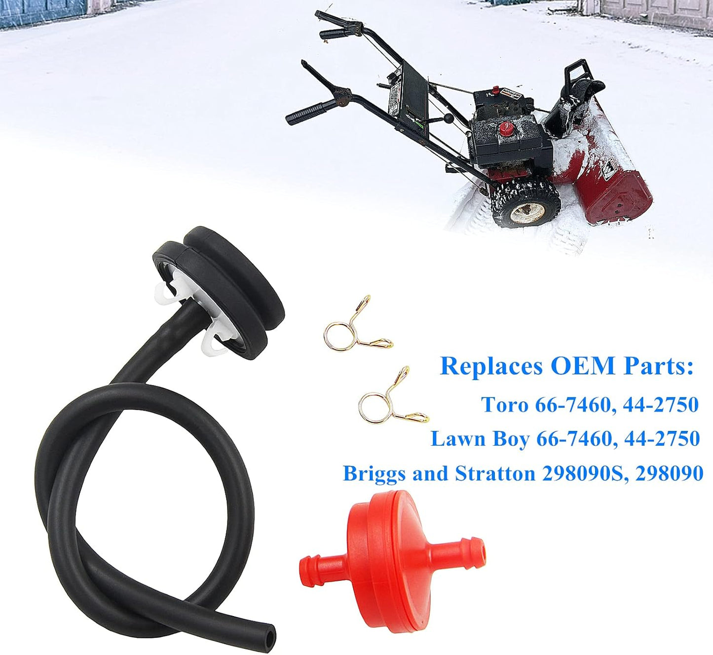 Kit bombilla imprimación soplador nieve Toro 66-7460